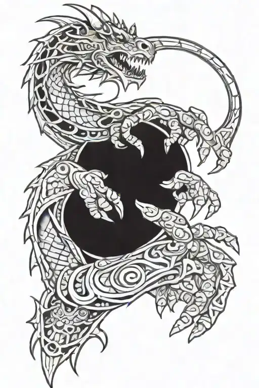 Dragon Around Hand