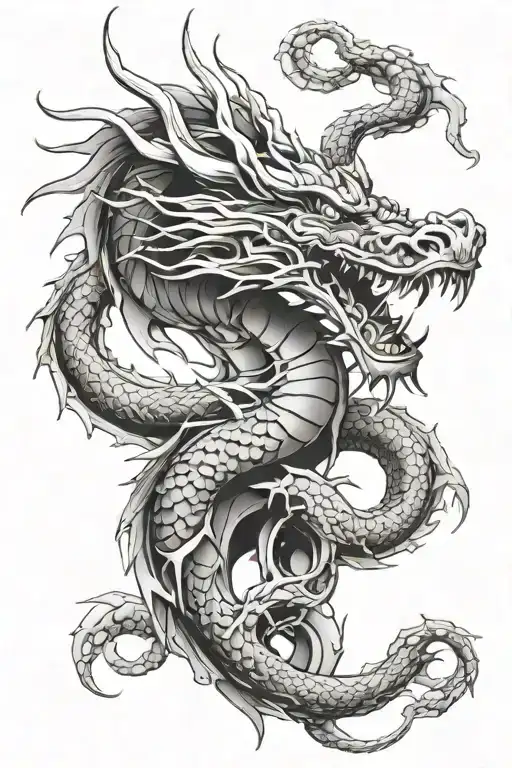 Asian Dragon Wraped
