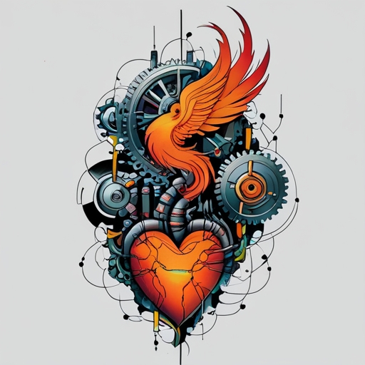 Phoenix’s Heart of the Storm Tattoo idea