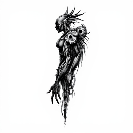 Sacred Phoenix’s Path Tattoo idea