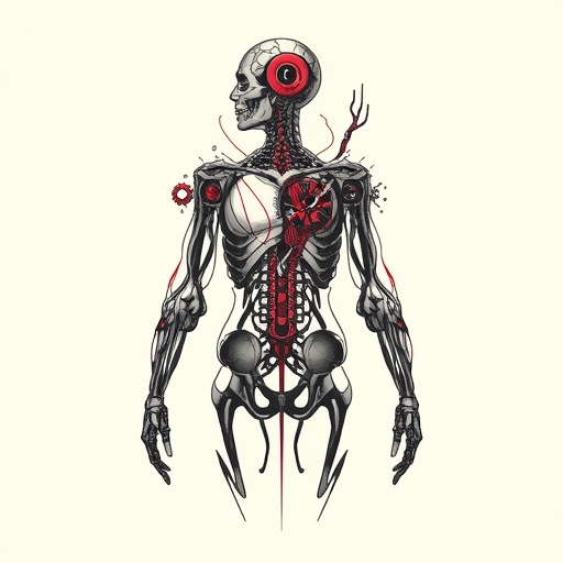 Crimson Eclipse Tattoo idea