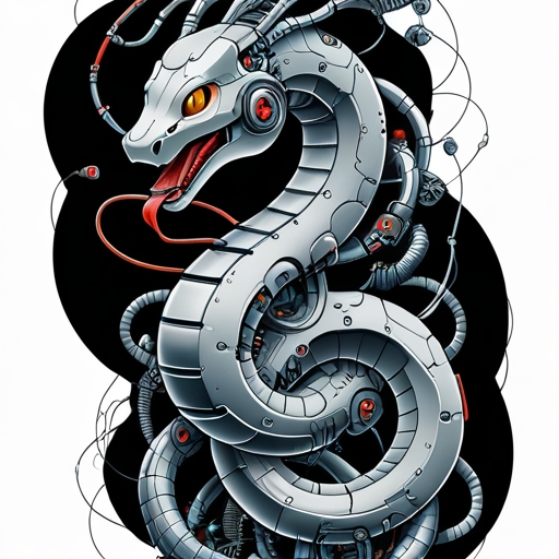 Silver Serpent Tattoo idea