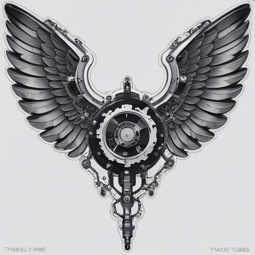Ethereal Wings Tattoo idea