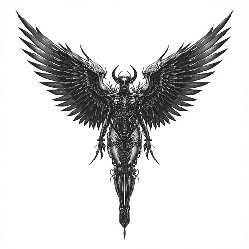 Wings of Shadow Tattoo idea