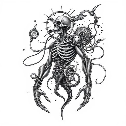 Celestial Blaze Tattoo idea