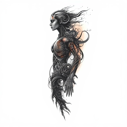 Phoenix’s Eternal Shadow of the Soul Tattoo idea
