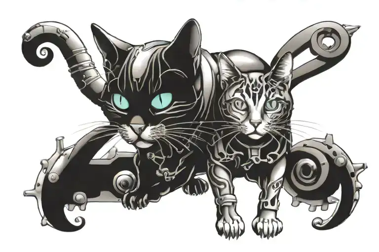 German Neblung Cat Sitting