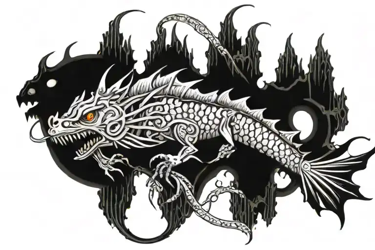 Dragon And Fish
