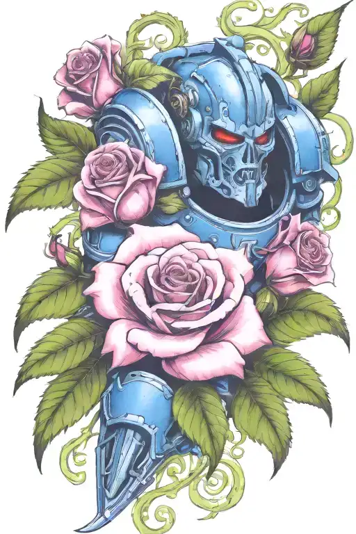 Warhammer 40K Night Lords And Roses With Vines