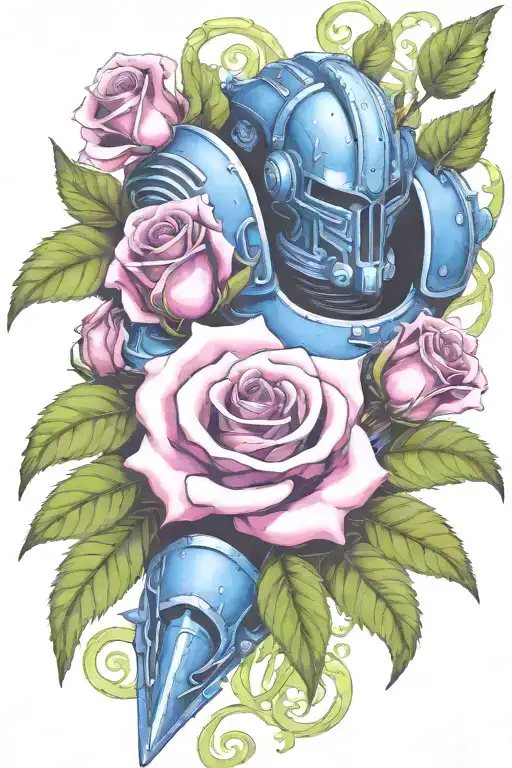 Warhammer 40K Night Lords And Roses With Vines