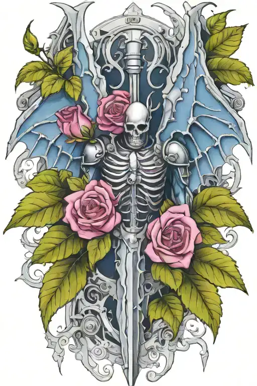 Warhammer 40K Night Lords Bat Wings And Roses With Briars