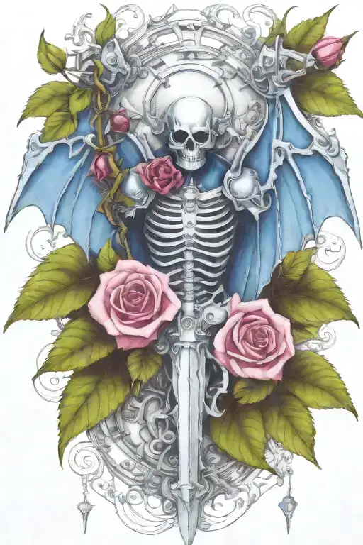 Warhammer 40K Night Lords Bat Wings And Roses With Briars