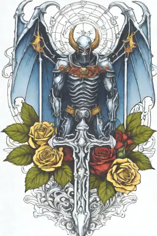 Warhammer 40K Night Lords Bat Wings And Roses With Briars