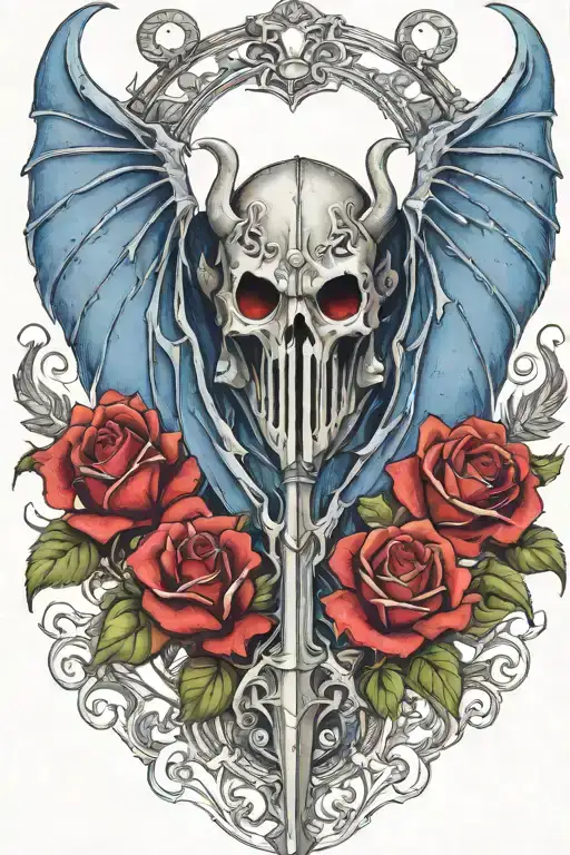 Warhammer 40K Night Lords Bat Wings And Roses With Briars