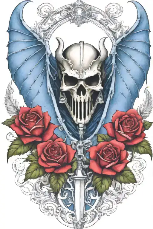 Warhammer 40K Night Lords Bat Wings And Roses With Briars