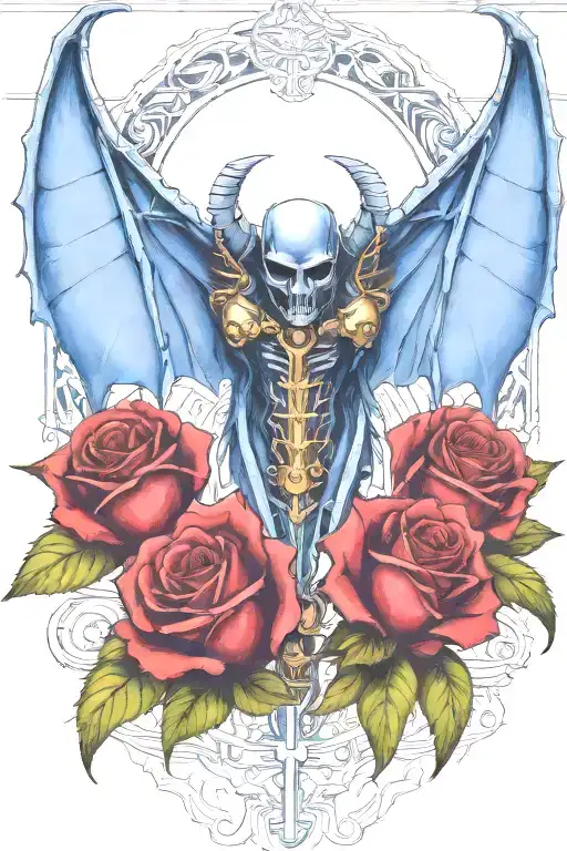 Warhammer 40K Night Lords Bat Wings And Roses With Briars