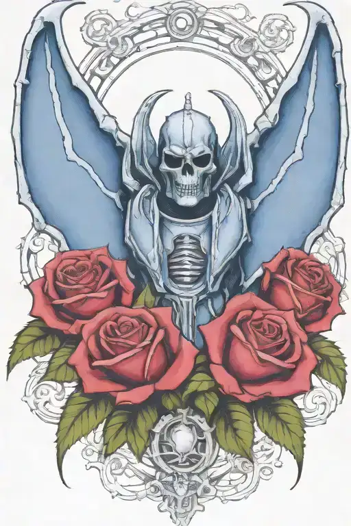 Warhammer 40K Night Lords Bat Wings And Roses With Briars