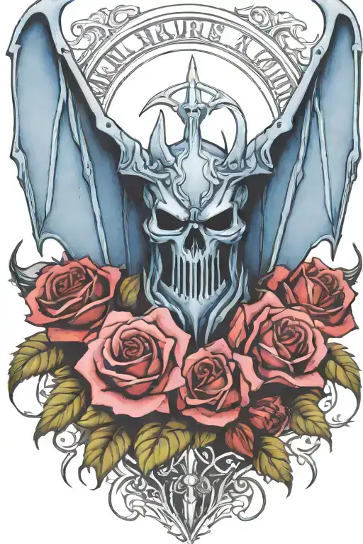 Warhammer 40K Night Lords Bat Wings And Roses With Briars