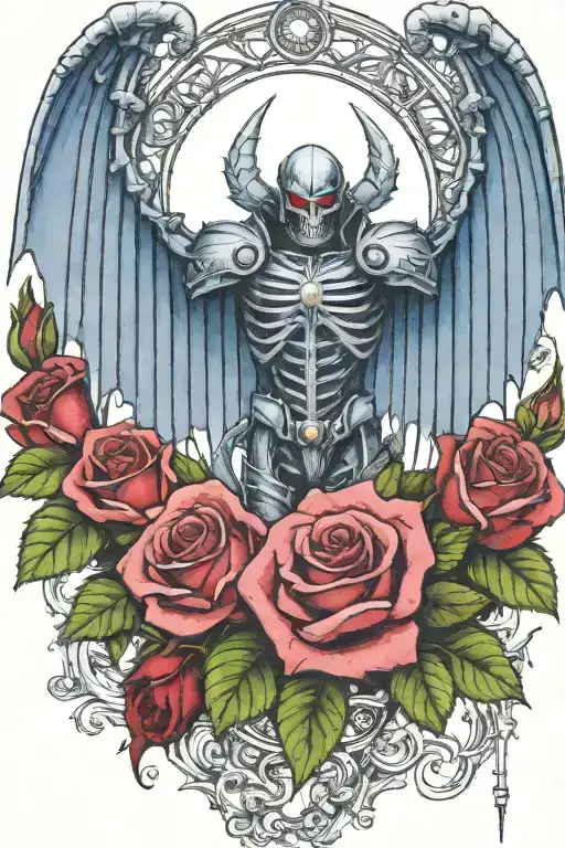 Warhammer 40K Night Lords Bat Wings And Roses With Briars