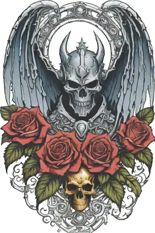 Warhammer 40K Night Lords Bat Wings And Roses With Briars