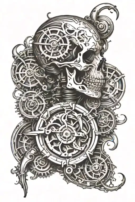 Hidden Word Slut In Gothic Tattoo Inspired Tattoo Design