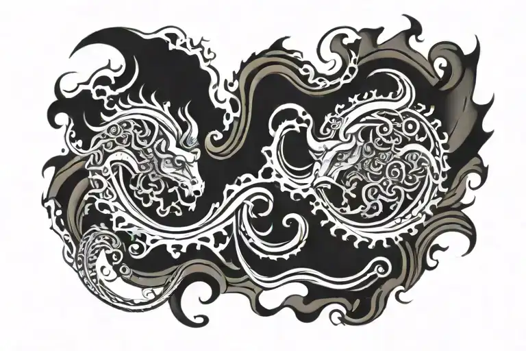 Leo Taurus Water Waves