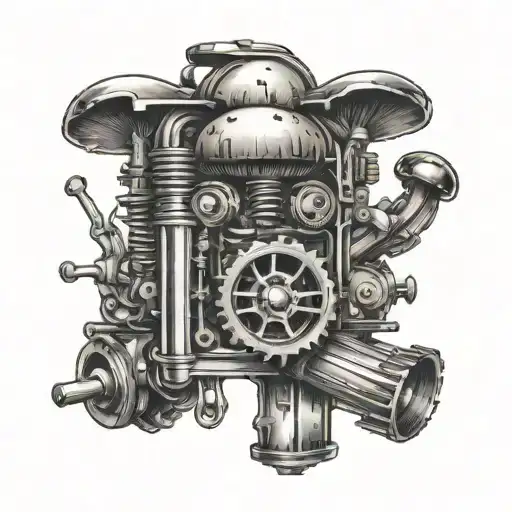 Mushroom Motor Piston