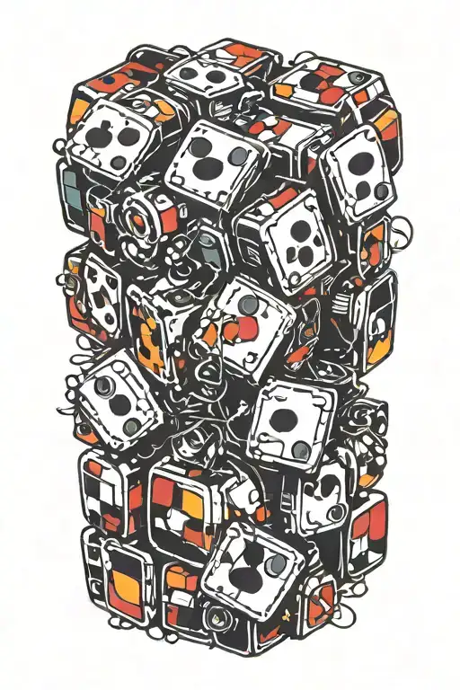 Living Rubik's Cube Picking Up Its Pieces