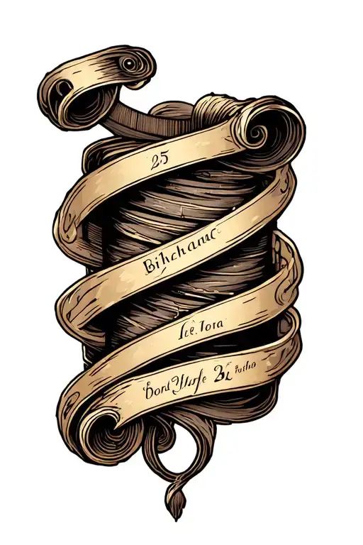 Scroll With Birthdate Inside