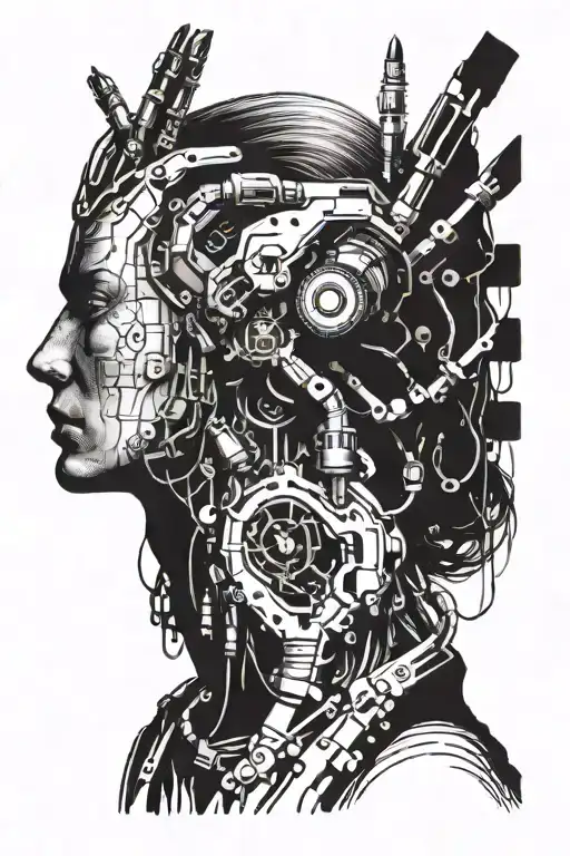 Cyberpunk Human Side With Claws Emerging Sci Fi