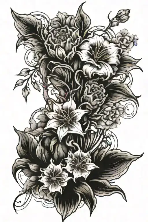 Birth Flower Bouquet