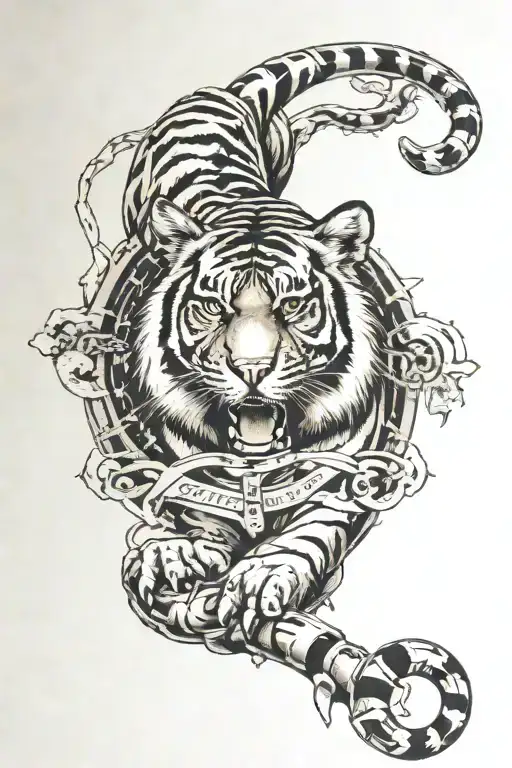 Tiger With Bible Verse