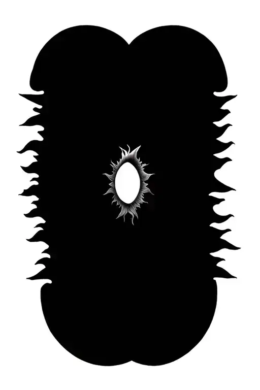 Sun Moon Merging Together Representing The Client's Love