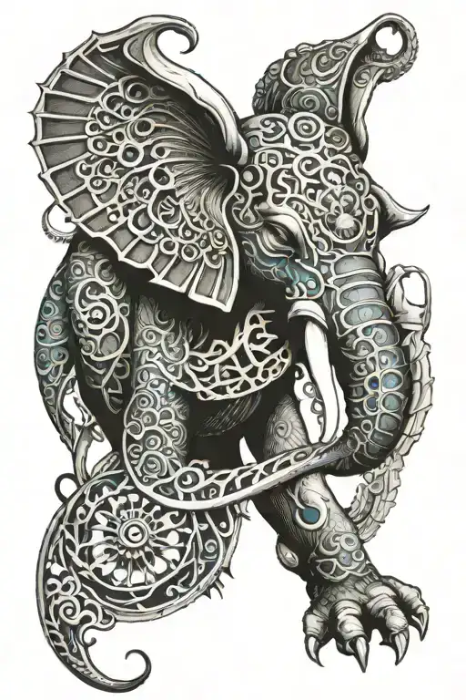 Peacock X Elephant