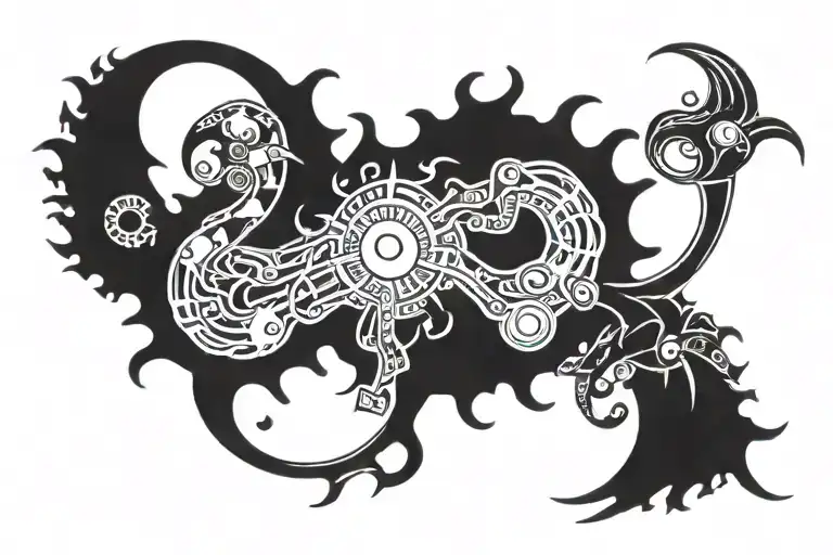 Zodiac Sign Intertwined