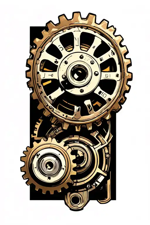 Steampunk Gears And Power Source