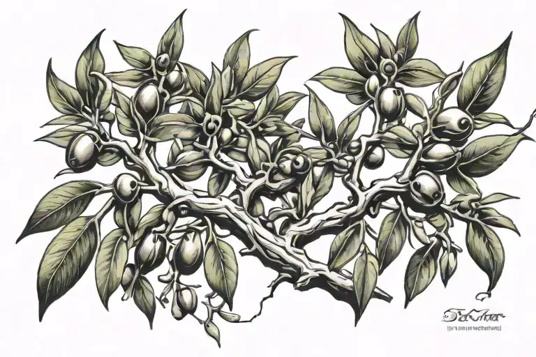 Olive Tree Branch