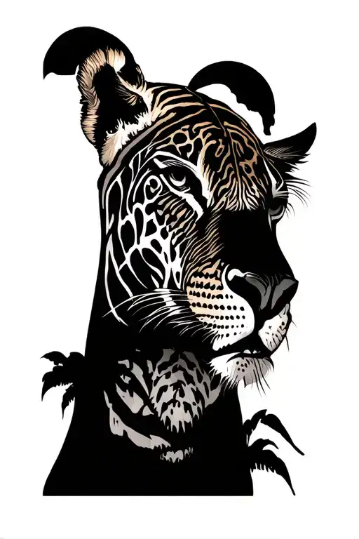 Safari Scene With Animals