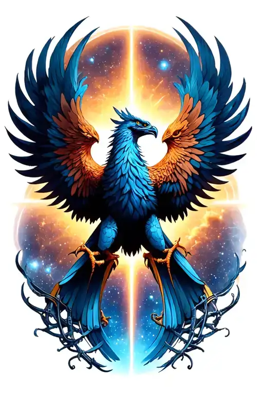 A Cosmic Phoenix Emerging From Space