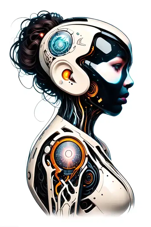 Dragan Women And Android In 3D Cross