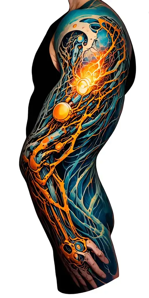 Biomechanical Sleeve Reflecting True Underlying Biology Of Arm That Blends To Mechanics