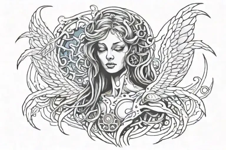 Ethereal Angelic Figure