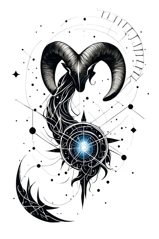 Aries Constellation Intertwined