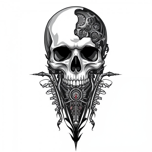 Skull Motorcycle