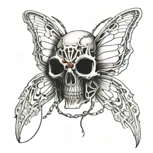 Skull Moth Arm Sleeve