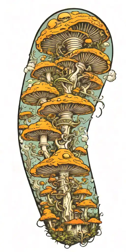 Mushroom Tornado In The Trailer Park