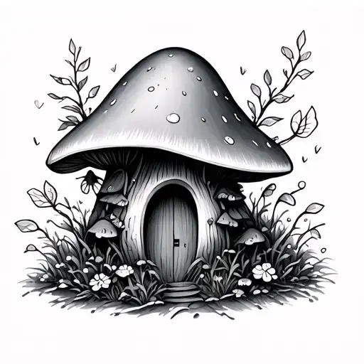 Simple Fairy Mushroom House