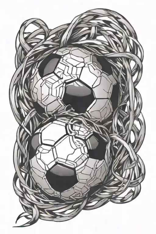 Soccer Ball Intertwined