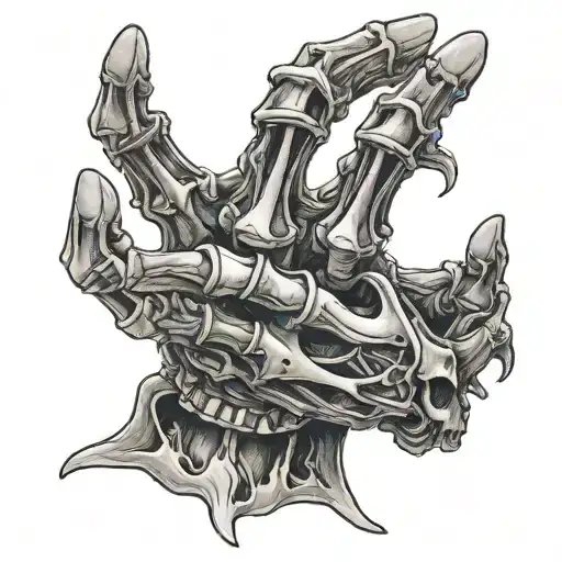 Need Nobody Skeleton Hand