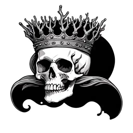 Skull Crown Coral Reef